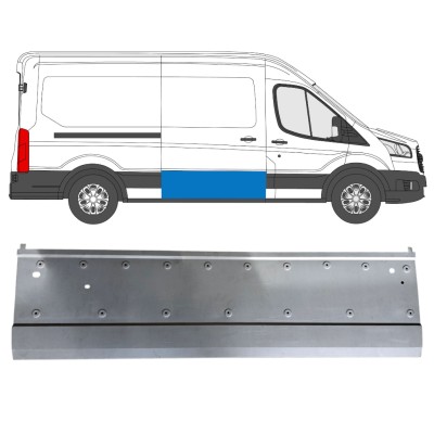 Interne reparatie achterste deuren voor Ford Transit 2014- / Rechts 14919