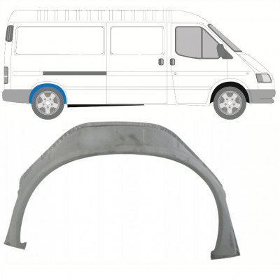 Binnenste reparatiepaneel achter wielkast voor Ford Transit 1991-2000 / LWB / Rechts 8442