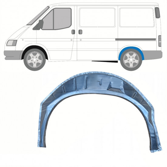 Binnenste reparatiepaneel achter wielkast voor Ford Transit 1991-2000 / SWB / Links 8820