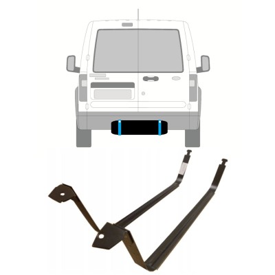 Brandstoftank klemmen voor Ford Transit Connect 2003-2013 14958