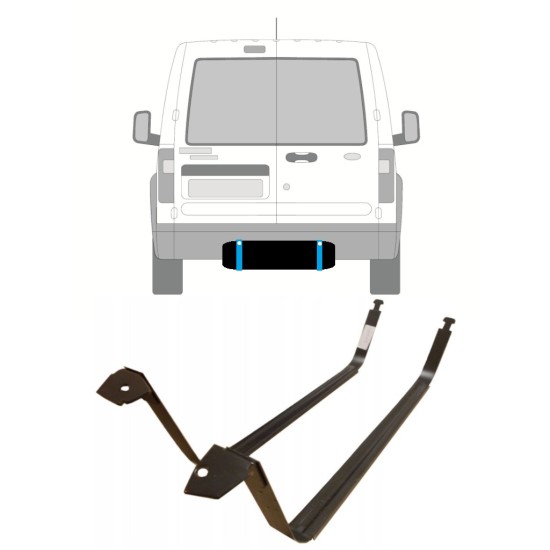Brandstoftank klemmen voor Ford Transit Connect 2003-2013 14958