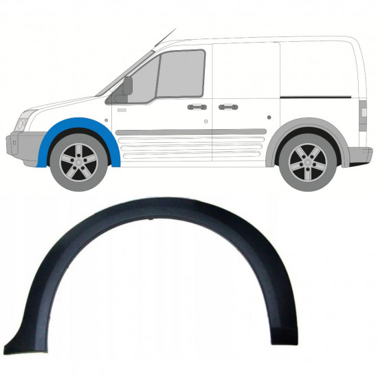 Spatbord sierlijst wielkast voor Ford Transit Connect 2009-2013 / Links 9320