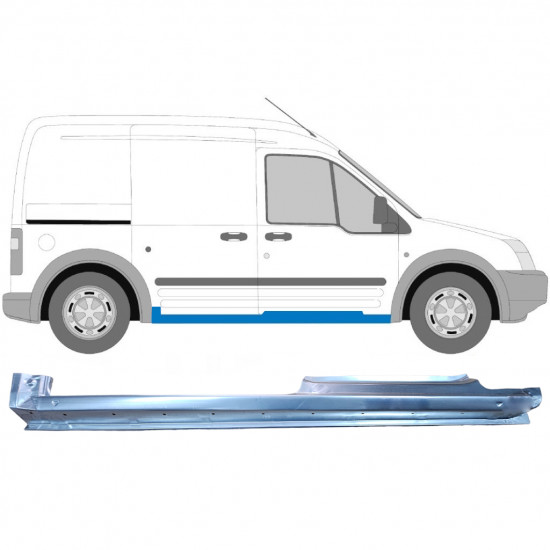 FORD TRANSIT CONNECT 2003-2013 4 DEUR VOL DORPEL / RECHTS