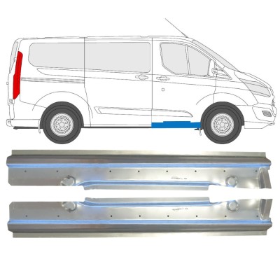 Reparatie dorpel voor Ford Transit Custom 2013- / Links + Rechts / Set 14643