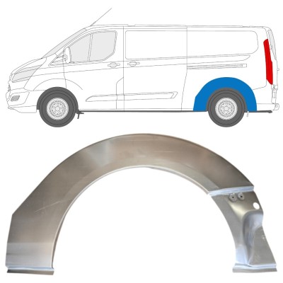 Reparatie dorpel voor Ford Transit Custom 2013- / Links 14648