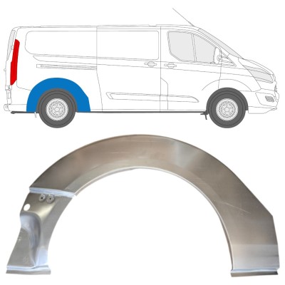 Reparatie dorpel voor Ford Transit Custom 2013- / Rechts 14647