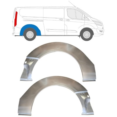 Reparatie dorpel voor Ford Transit Custom 2013- / Links + Rechts / Set 14649