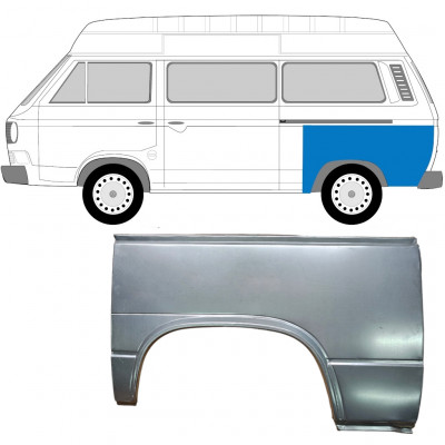 VW T3 1979-1992 ACHTERSPATBORD REPARATIEPANEEL / LINKS