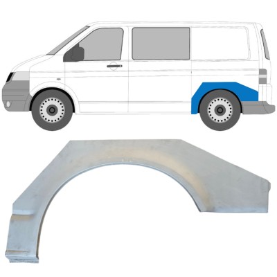 Reparatiepaneel achterspatbord voor Volkswagen Transporter T5 2003-2015 / Links 14763