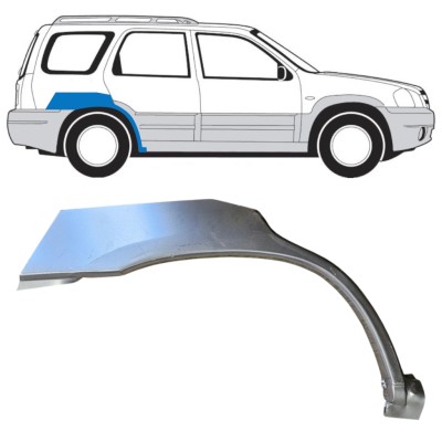 Reparatiepaneel achterspatbord voor Mazda Tribute 2001-2008 / Rechts 15780