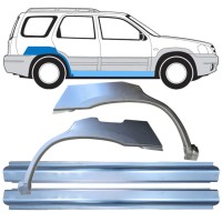 Reparatiepaneel set voor Mazda Tribute 2001-2008 / Links + Rechts / 15853