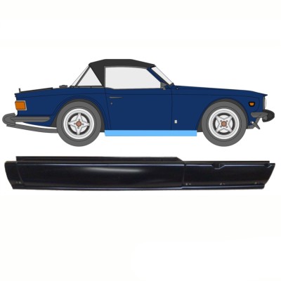 Volledige dorpel voor Triumph TR6 1969-1976 / Rechts 10760