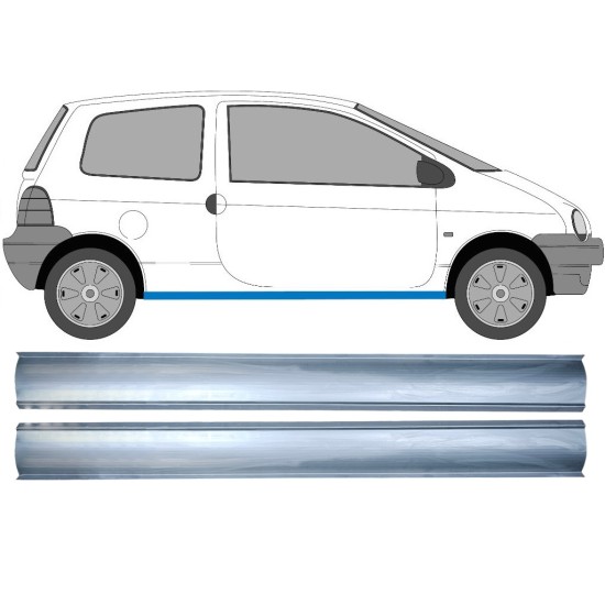 Reparatie dorpel voor Renault Twingo 1993-2007 / Links + Rechts / Set 16149