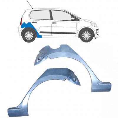 Reparatiepaneel achterspatbord voor Volkswagen UP! 2011- / Links + Rechts / Set 10459