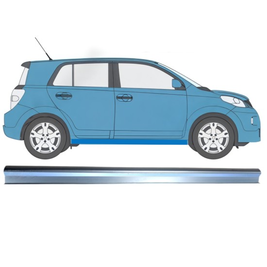 Reparatie dorpel onderste deel voor Toyota Urban Cruiser 2008-2016 / Links = Rechts (symmetrisch) 15993
