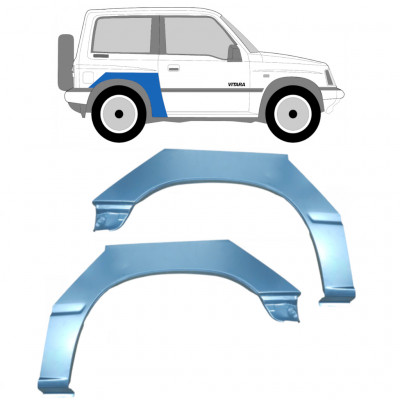 Reparatiepaneel achterspatbord voor Suzuki Vitara 1988-1998 / Links + Rechts / Set 9426