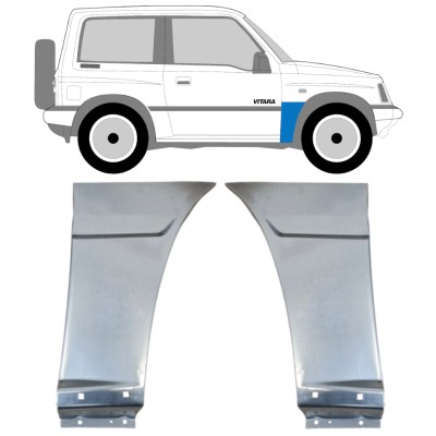 Reparatiepaneel voorspatbord voor Suzuki Vitara 1988-1998 / Links + Rechts / Set 14640