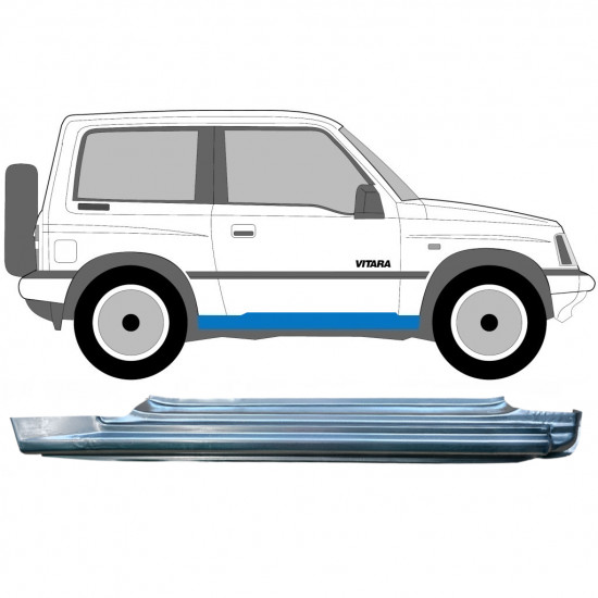 Reparatie dorpel voor Suzuki Vitara 1988-1998 / Rechts 7041