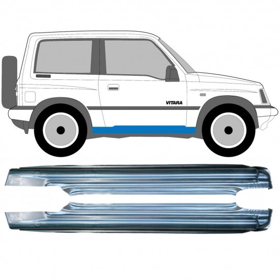 Reparatie dorpel voor Suzuki Vitara 1988-1998 / Links + Rechts / Set 9287