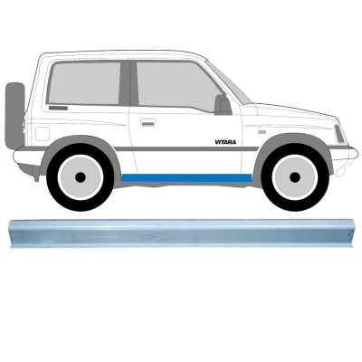 Reparatie dorpel voor Suzuki Vitara 1988-1998 / Links = Rechts (symmetrisch) 15124