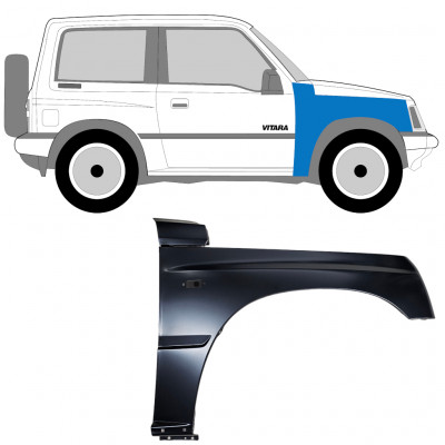 SUZUKI VITARA 1988-1998 VOORZIJDE FENDER / RECHTS