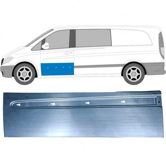 Reparatiepaneel voor deur voor Mercedes Vito W639 2003-2014 / Links 12912