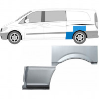 Reparatiepaneel achterspatbord voor Mercedes Vito 2003-2010 / Links / Set 9276