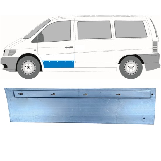 Reparatiepaneel voor deur voor Mercedes Vito I W638 1996-2003 / Links 11498