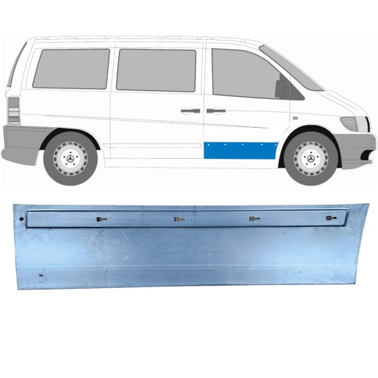 Reparatiepaneel voor deur voor Mercedes Vito I W638 1996-2003 / Rechts 11497