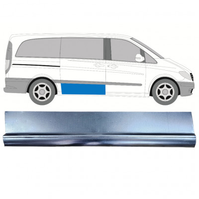 MERCEDES VITO 2003-2014 SCHUIFDEUR REPARATIEPANEEL / RECHTS