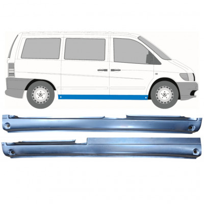 Reparatie dorpel voor Mercedes Vito 1996-2003 / Links + Rechts / Set 9474