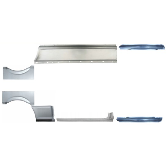 Reparatiepaneel set voor Mercedes Vito W639 2003-2014 / Links + Rechts / 14787 Reparatiepaneel set voor Mercedes Vito W639 2003-2014 / Links + Rechts / 14787