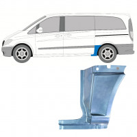 Reparatiepaneel achterspatbord voor Mercedes Vito 2003- / SWB / Links 11863