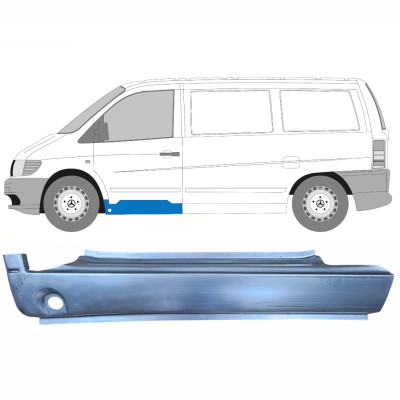 Reparatie dorpel voorste deuren voor Mercedes Vito I W638 1996-2003 / Links 8832