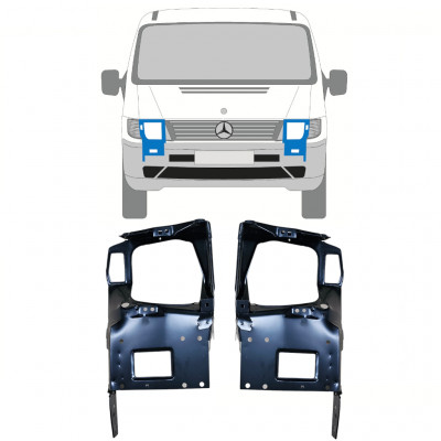 MERCEDES VITO 1996-2003 KOPLAMPHOUDER / SET