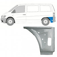 Binnen reparatiepaneel achterste spatbord voor Mercedes Vito 1996-2003 / Links 11640