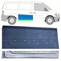 Binnen + buiten reparatiepaneel schuifdeur voor Mercedes Vito 1996-2003 / Rechts / Set 12049