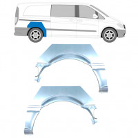 Reparatiepaneel achterspatbord voor Mercedes Vito 2003-2010 / Links + Rechts / Set 9462