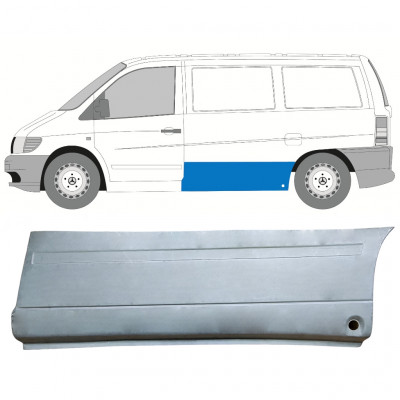 Reparatiepaneel zijpaneel voor Mercedes Vito 1996-2003  / Links 11648