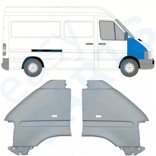 Voorste spatbord voor Volkswagen LT 1996-2005 / Links + Rechts / Set 9742