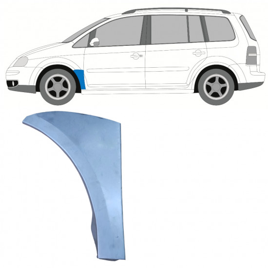 Reparatiepaneel voorspatbord voor VW Touran 2003-2015 / Links 8951