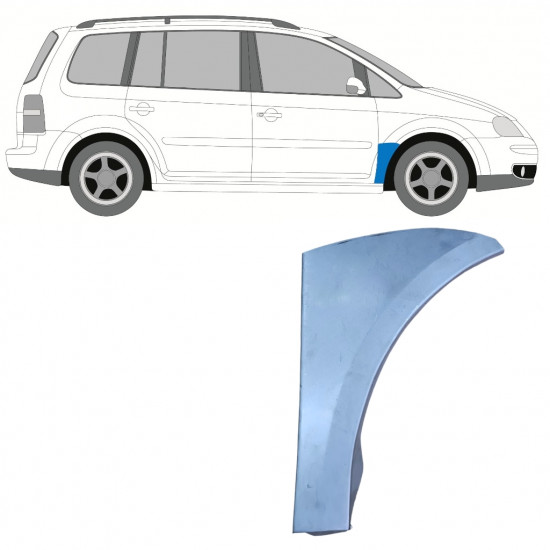 VW TOURAN 2003-2015 REPARATIEPANEEL VOORVLEUGEL / RECHTS