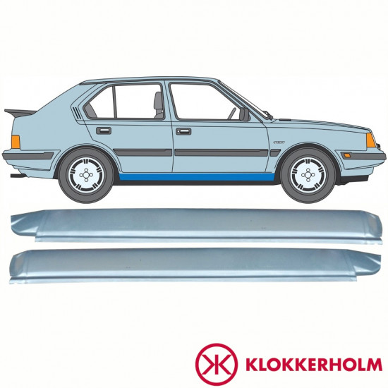 Reparatie dorpel voor Volvo 340 360 1975-1991 / Links + Rechts / Set 10768