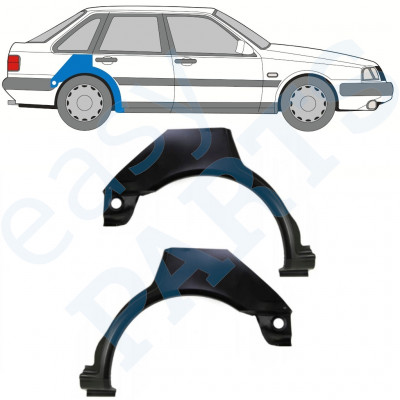 Reparatiepaneel achterspatbord voor Volvo 440 460 1988-1997 / Links + Rechts / Set 10453