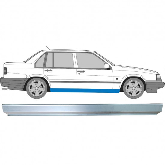 Reparatie dorpel voor Volvo 940 / 960 1990-1998 / Rechts 8864