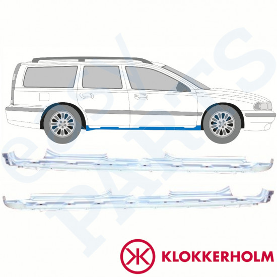 VOLVO V70 2000-2007 DORPEL REPARATIEPANEEL / SET