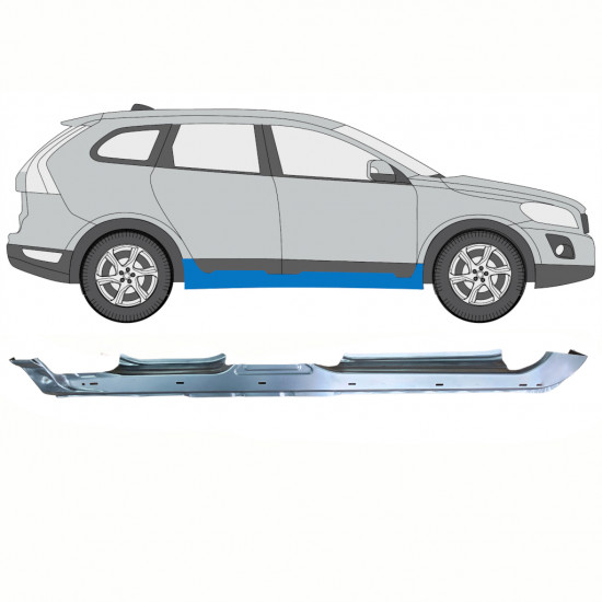 Reparatie dorpel voor Volvo Xc60 2008-2017 / Rechts 8664