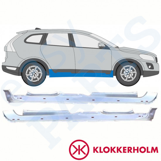 Reparatie dorpel voor Volvo Xc60 2008-2017 / Links + Rechts / Set 10345