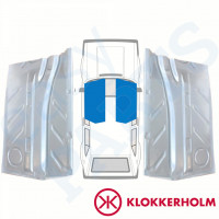 Reparatiepaneel voorste vloer voor VW Golf 1 1974- / Links + Rechts / Set 10340