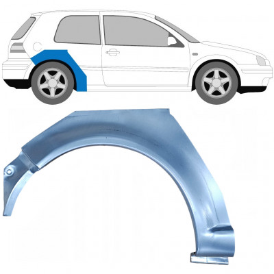 Reparatiepaneel achterspatbord voor VW Golf 4 1997- / Rechts 6076